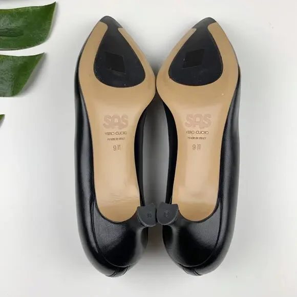 SAS Black Women's Heels - Picture 10 of 11